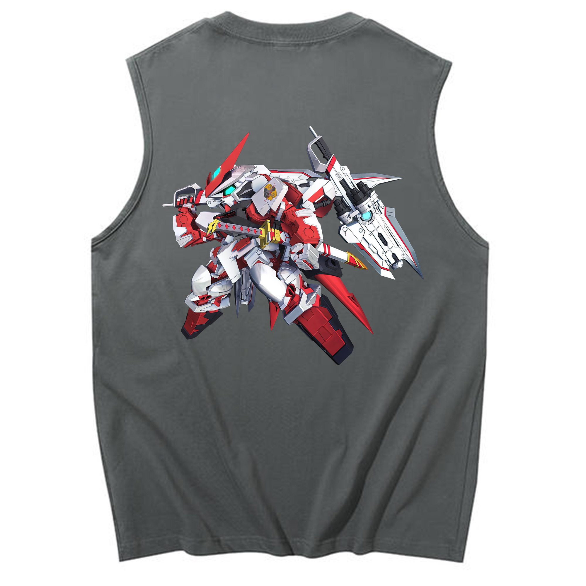 （画像用） 機動戦士ガンダム Mobile Suit Gundam コットン100％タンクトップ（背面プリント）